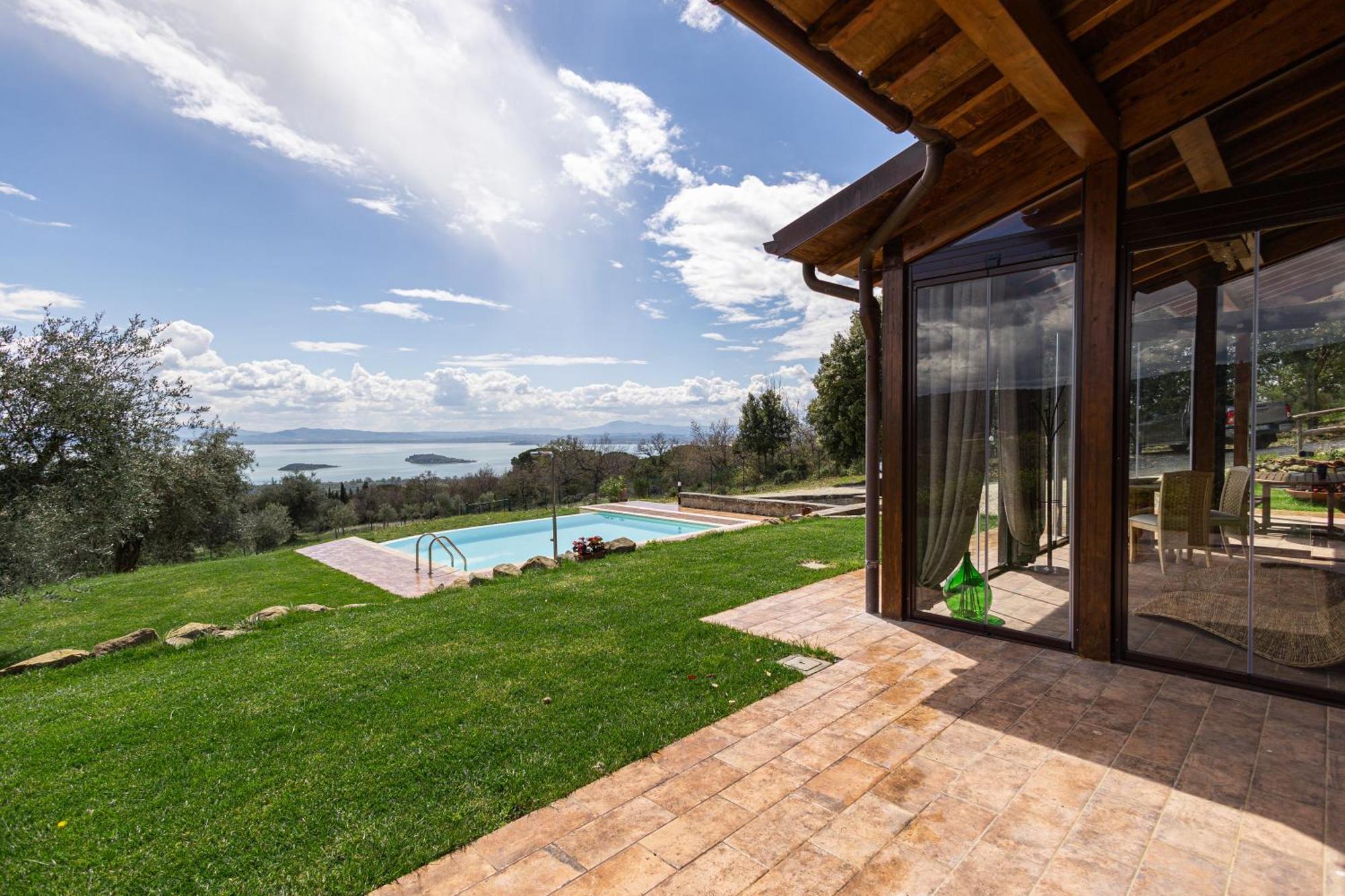 Di Colle In Colle - Country House With Private Pool Туоро-суль-Тразимено Экстерьер фото